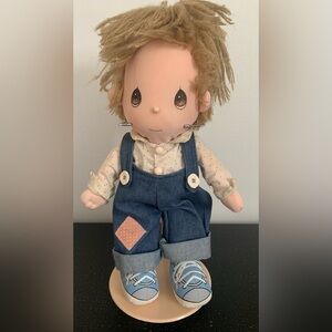 Vintage Precious Moments Boy Rag Doll 
1985 Praise The Lord Collection 
Flippy